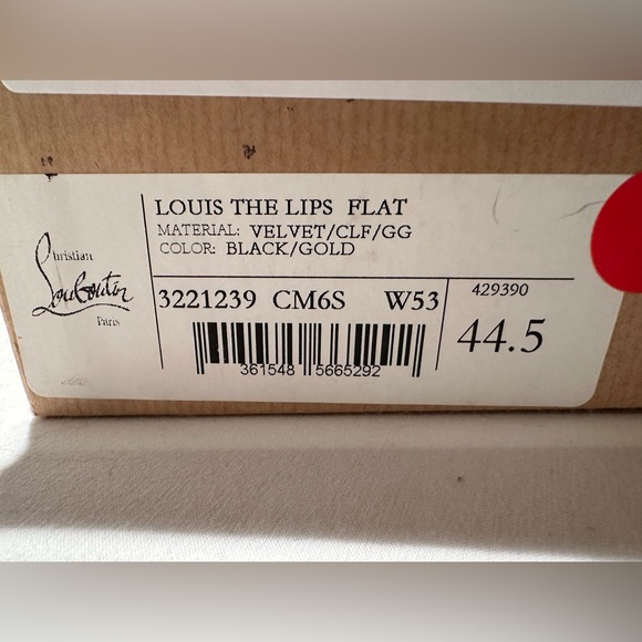 🚫🚫🚫🚫SOLD🚫🚫🚫🚫Christian Louboutin Louis the Lips - Colour Black/Gold - Picture 7 of 9